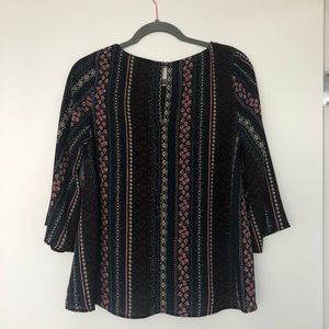 Alya floral print blouse